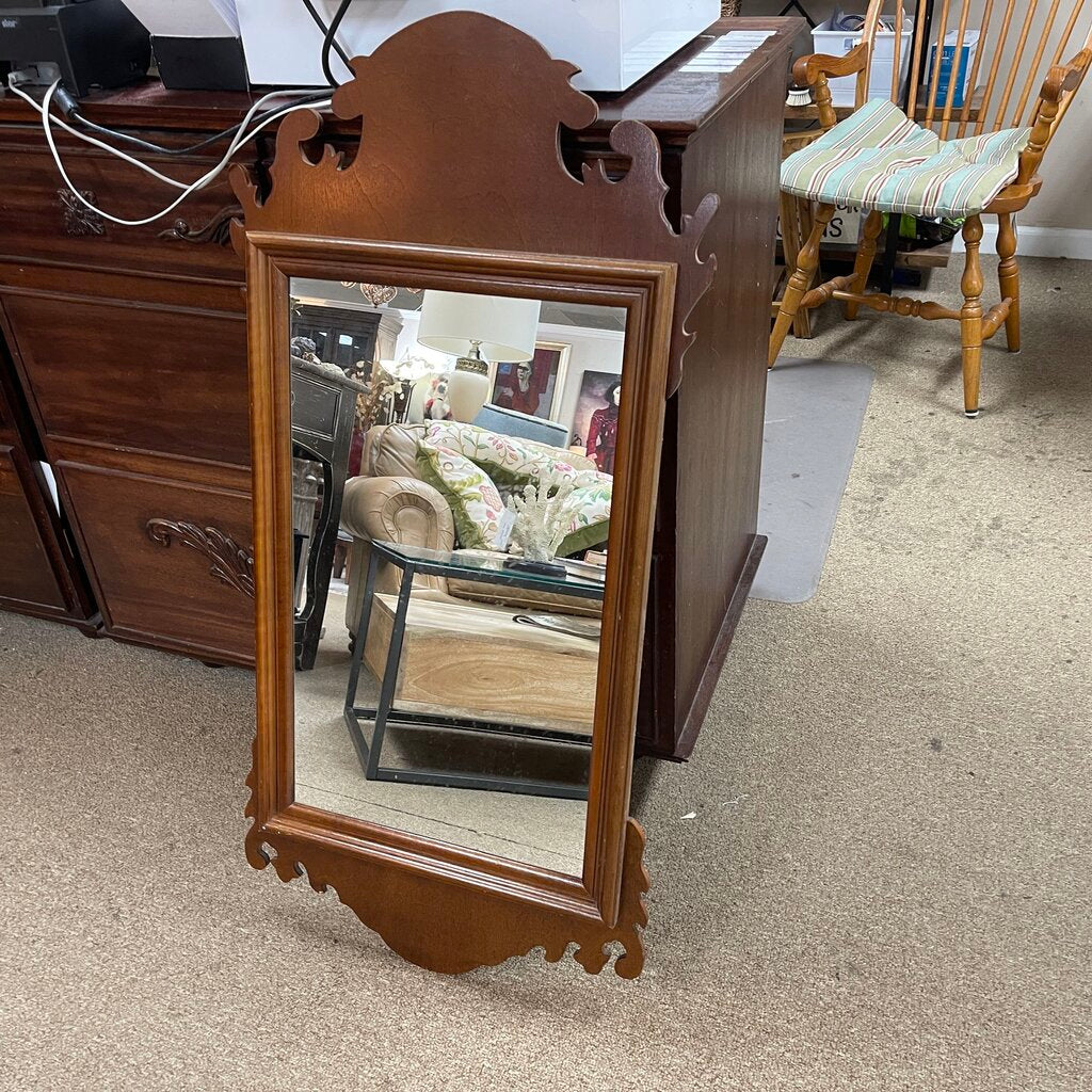 Vintage Wood Mirror
