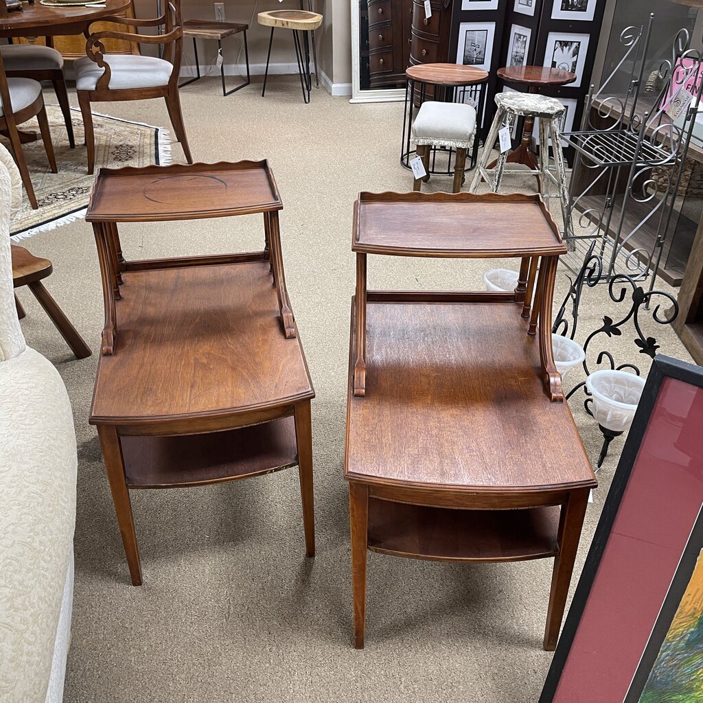 Pair 1940s Step Tables