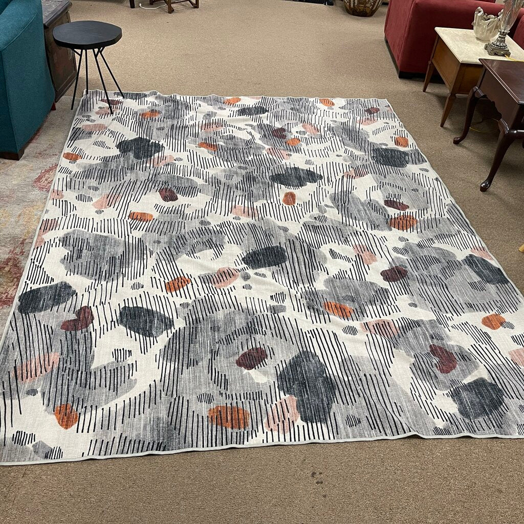 Washable Area Rug w/Pad