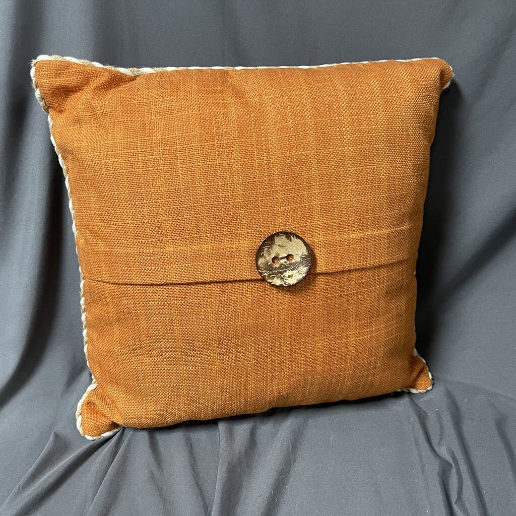 Button Front Pillow
