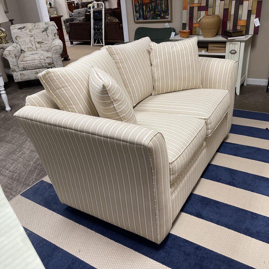 Striped Loveseat