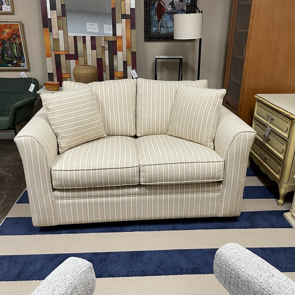 Striped Loveseat