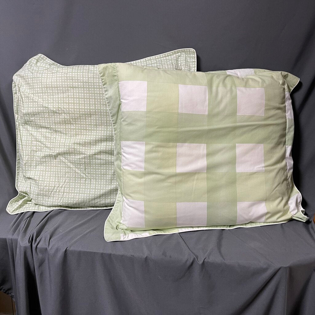 Pair Buffalo Check Pillows