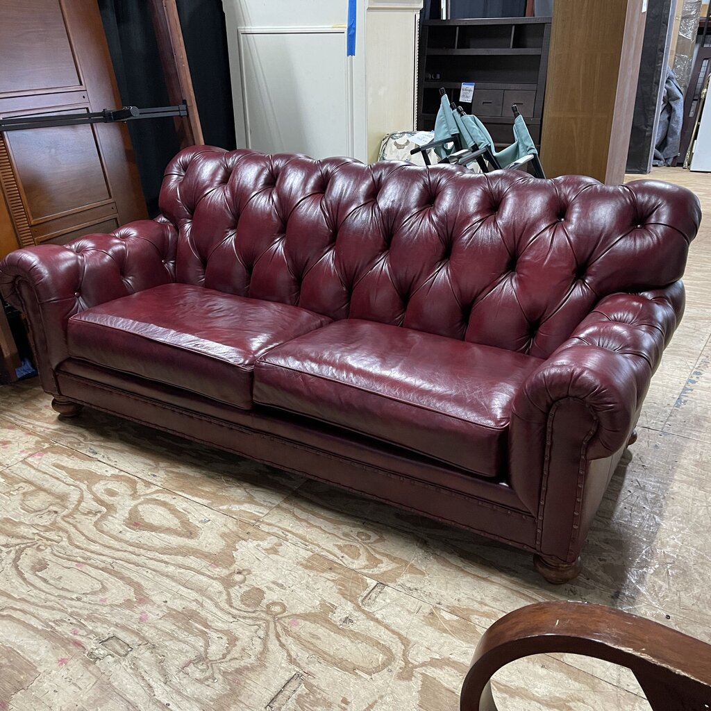 Leather Chesterfield Sofa
