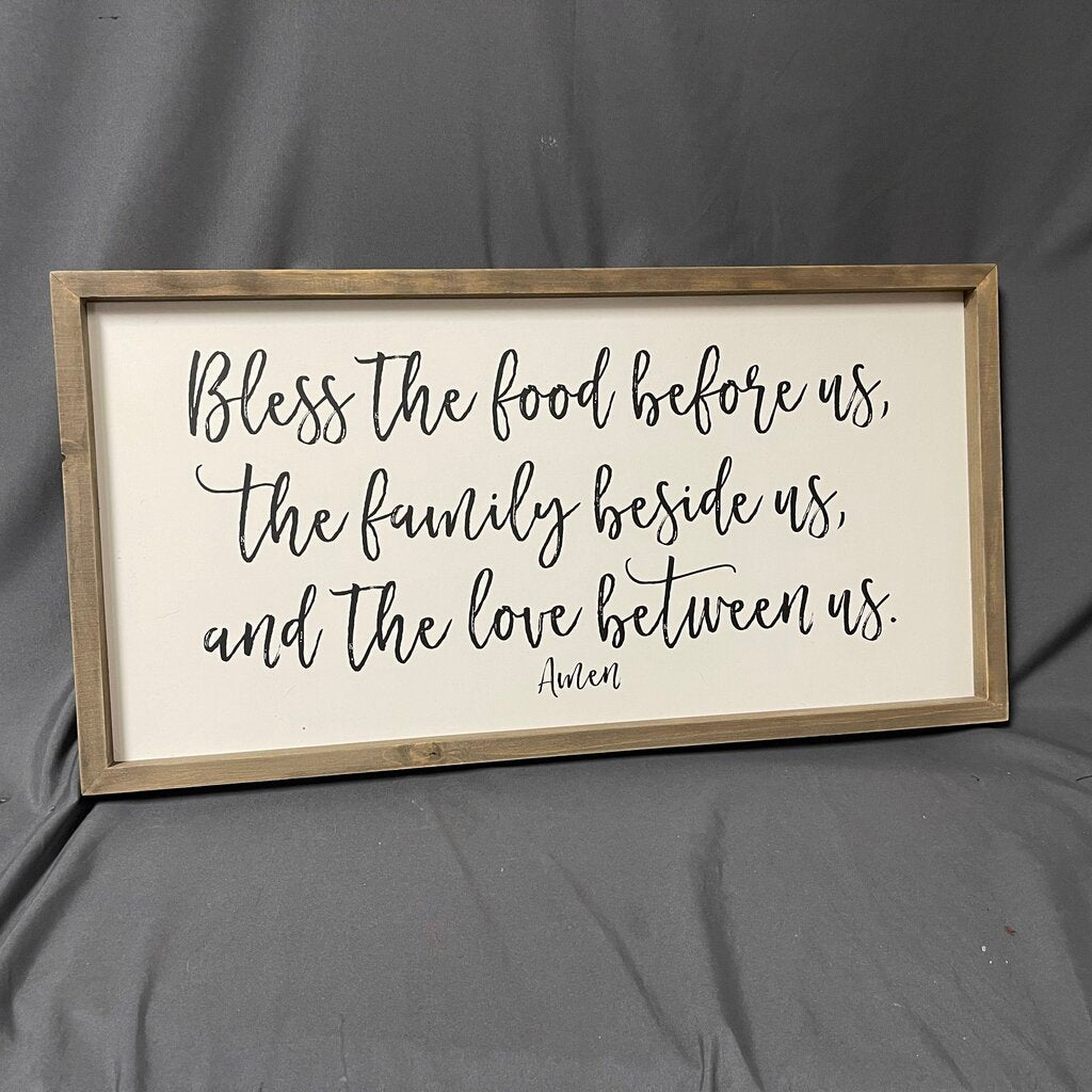 Bless the Food Word Art