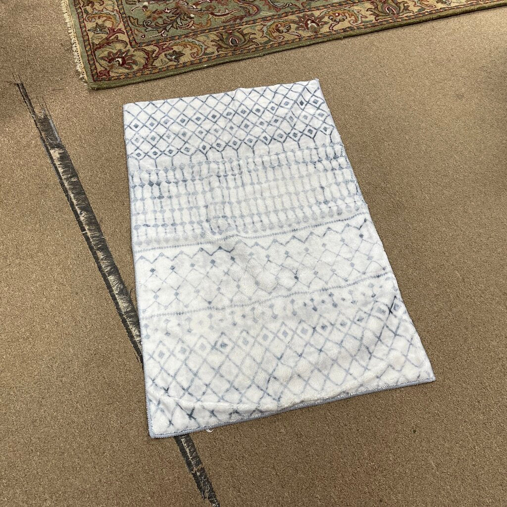 Blue + White Rug