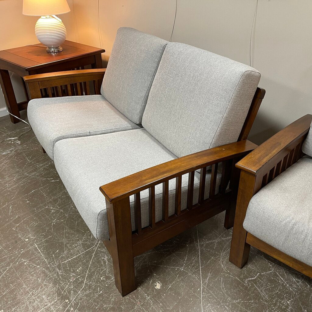 Mission Style Loveseat