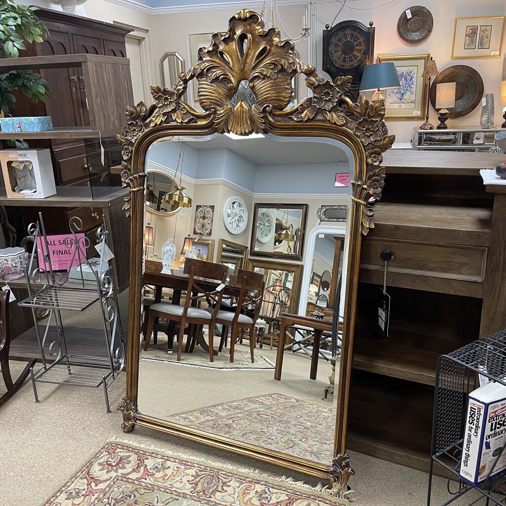 Ornate Floral Mirror