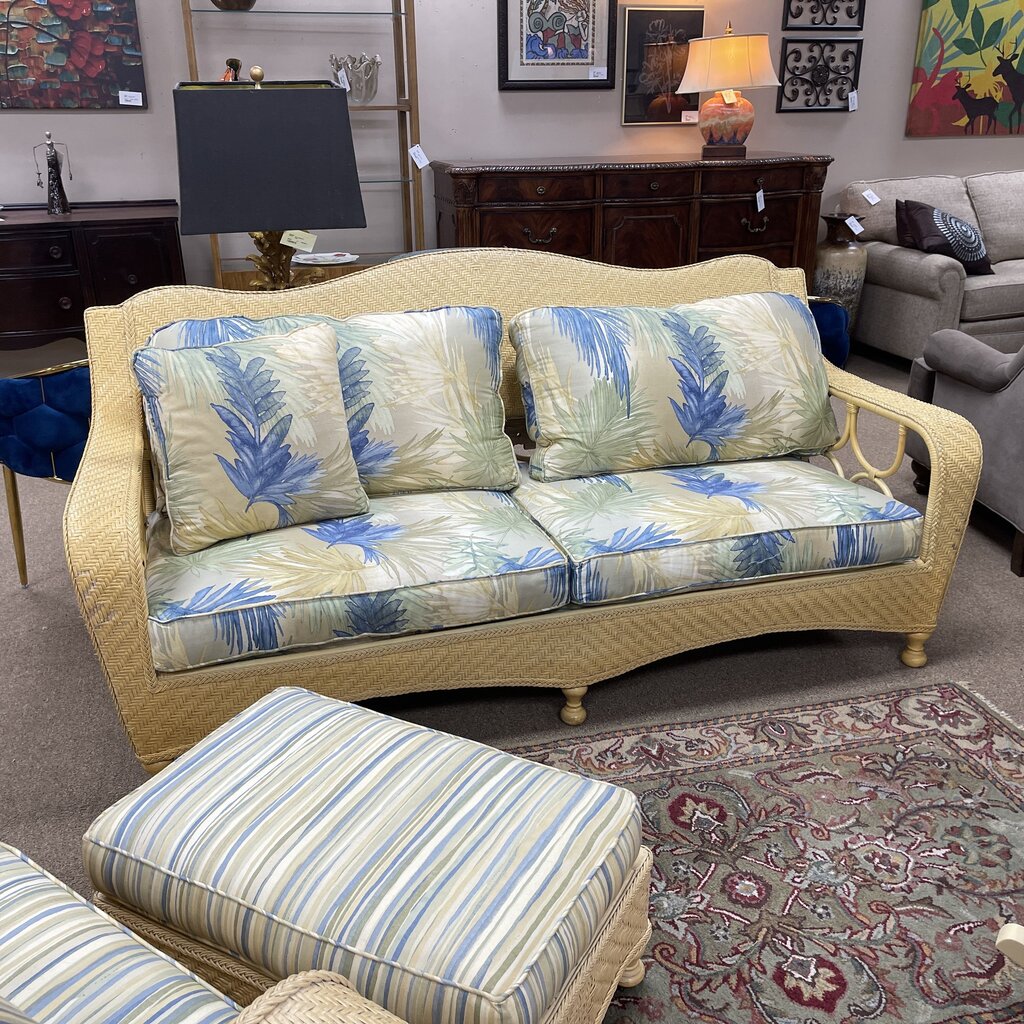 Rattan Living Set - Sofa, Chair, Rocker, Ottoman