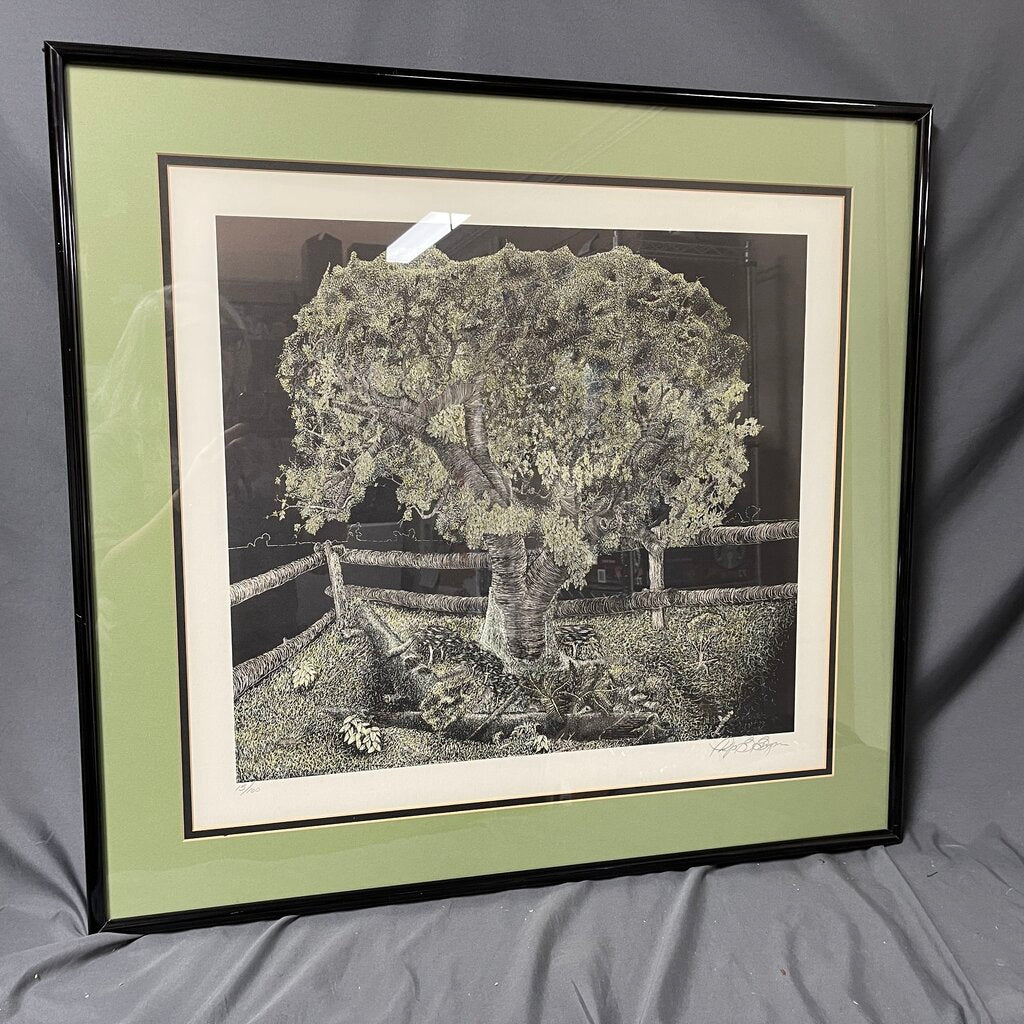Signed Numbered Tree Art