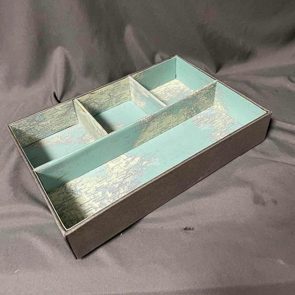 Divided Map Trinket Box