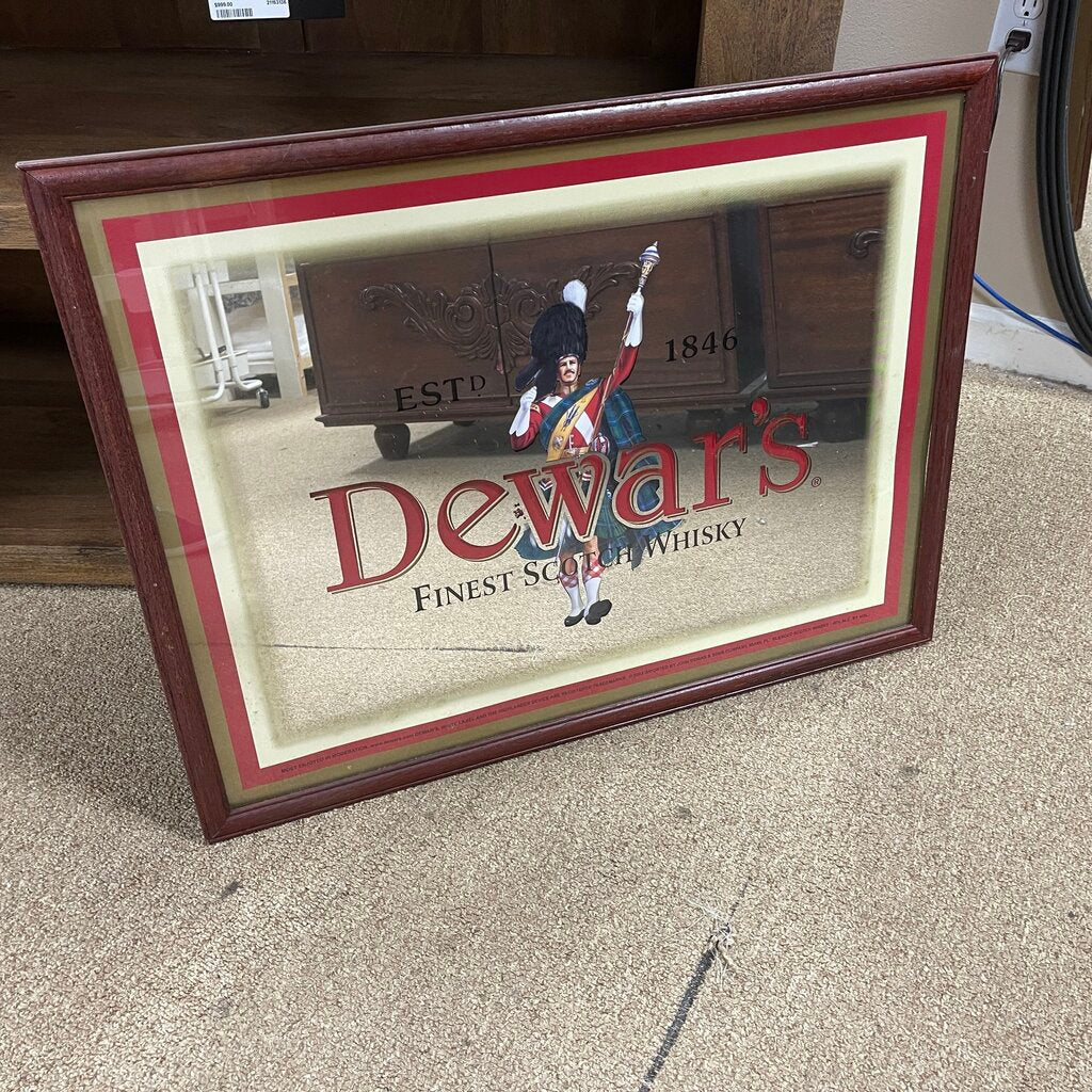 Dewars Mirror Wall Decor