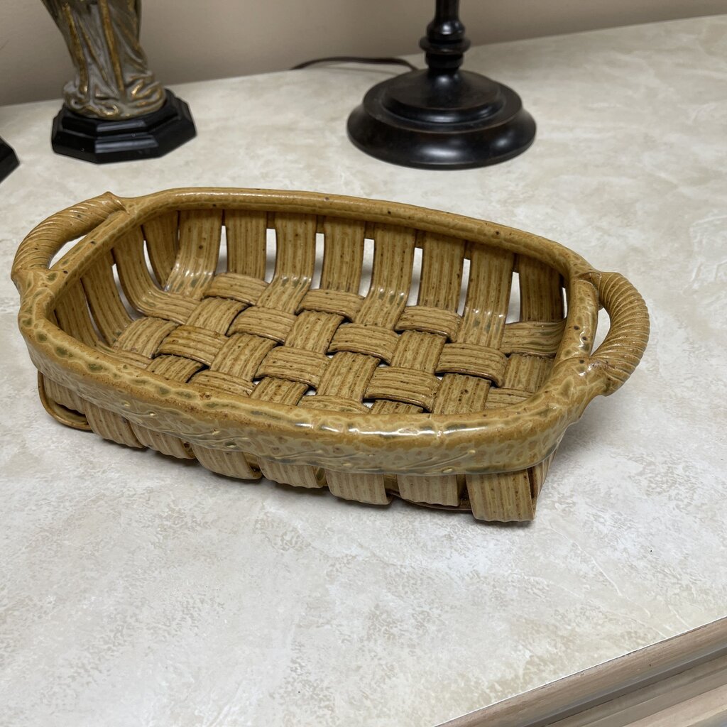 Parmentier Pottery Woven Basket