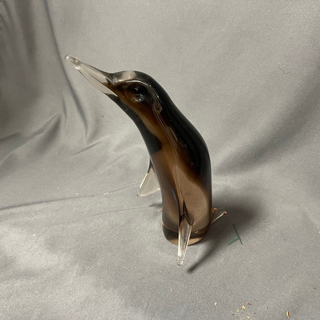 Art Glass Penguin Figure