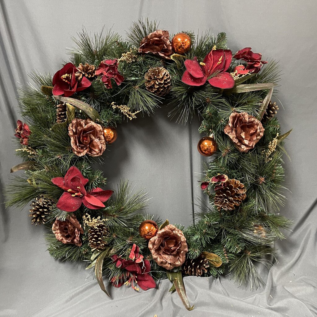 Lighted Christmas Wreath