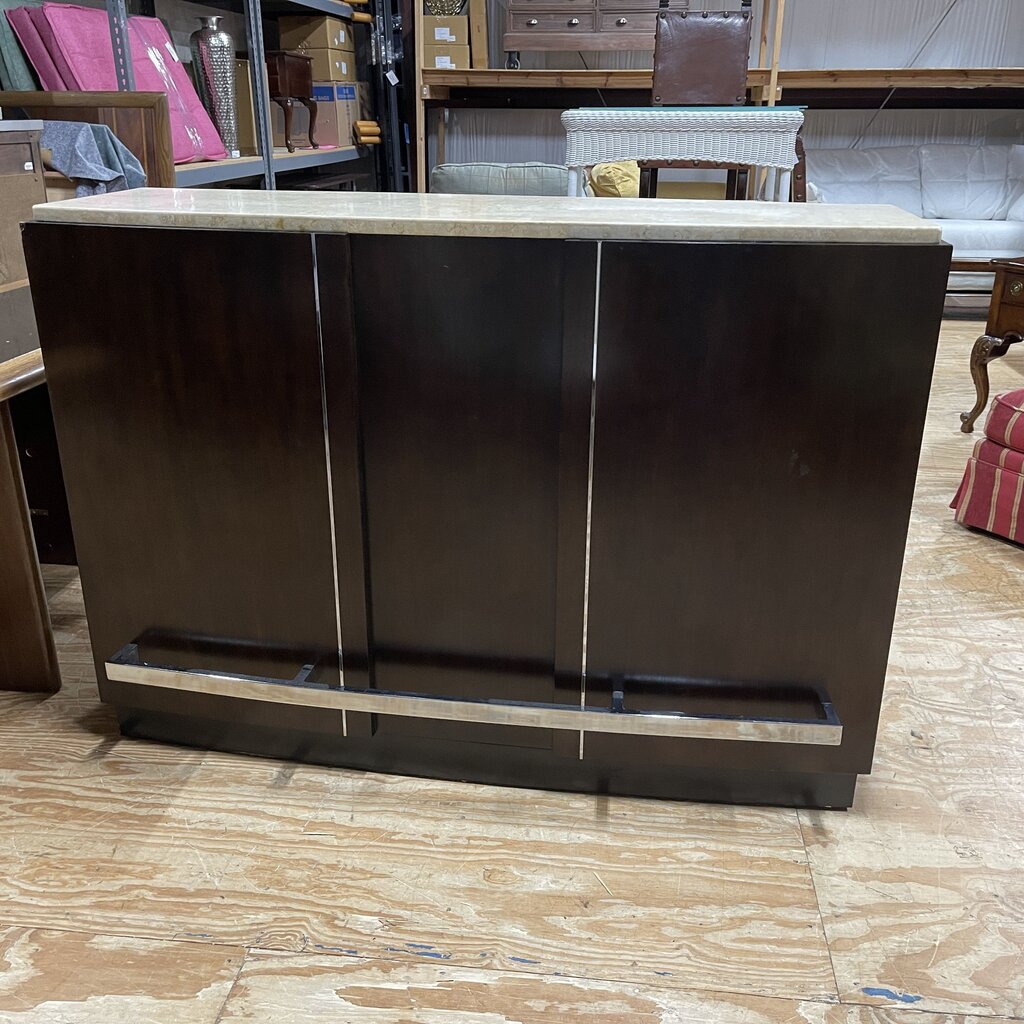 Stone Top Bar Cabinet