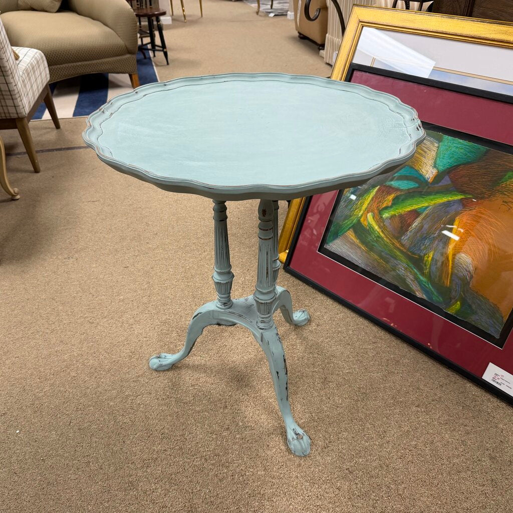 Painted Vintage Round Tea Table