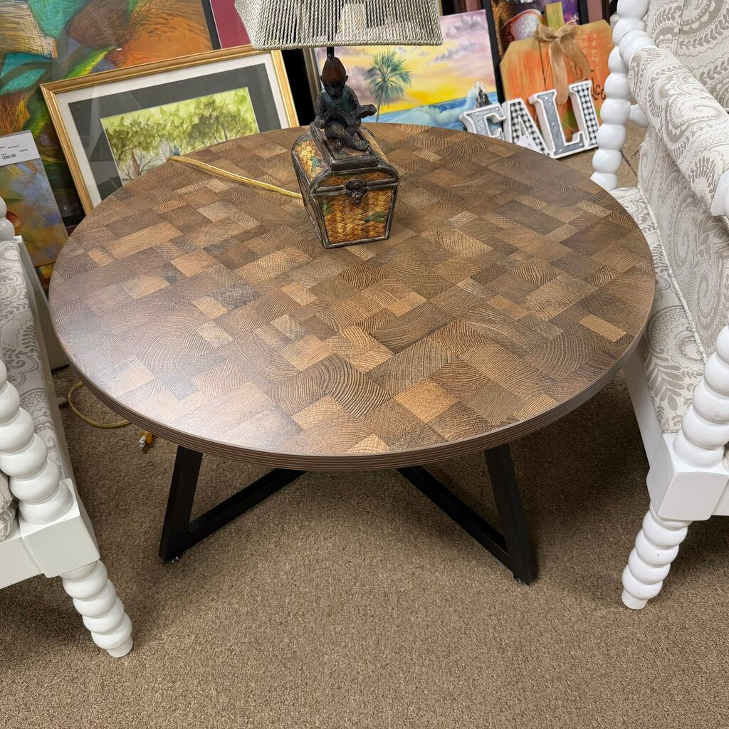 *NEW* Round Wood Coffee Table