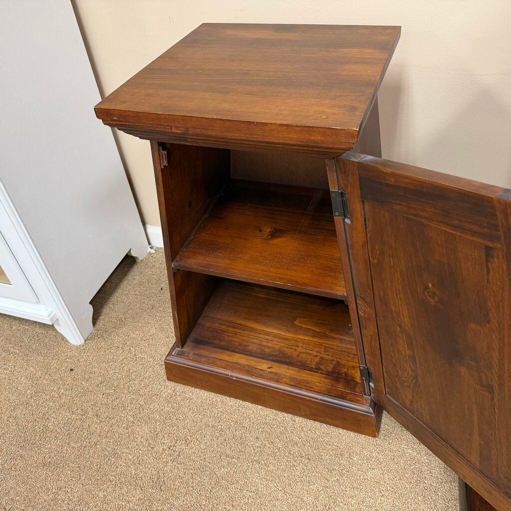 Pyramid Collection Pedestal Accent Cabinet