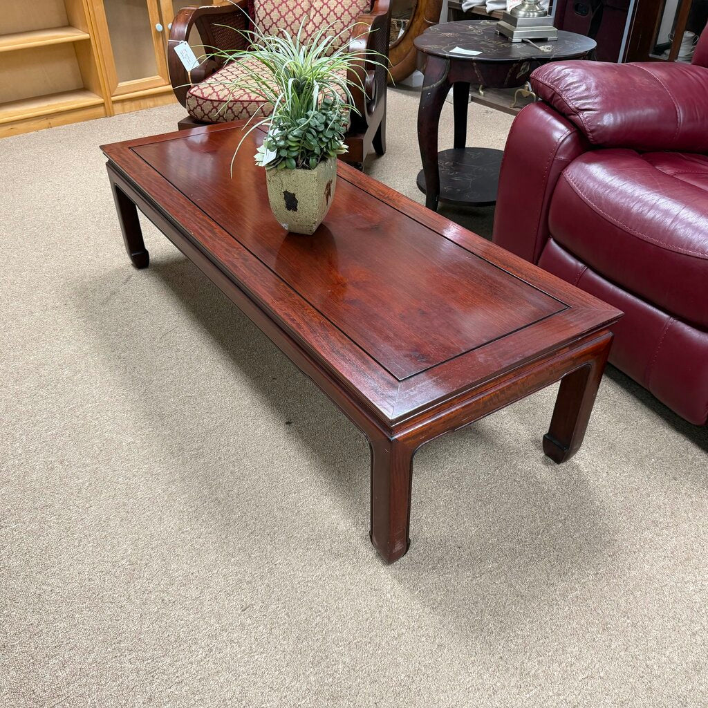 Asian Style Rectangular Coffee Table