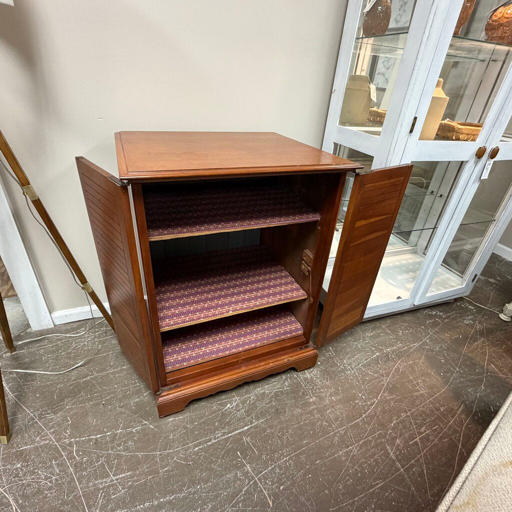 Louvered Door Cabinet