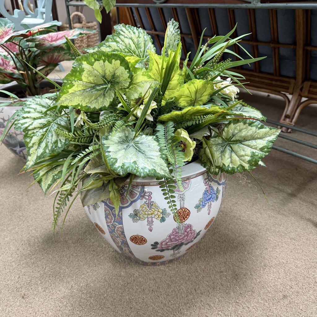 Chinoiserie Porcelain Jardiniere Planter