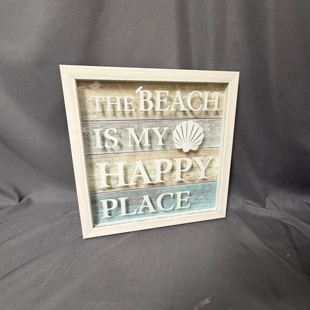 Beach is My Happy Place Wall Decor