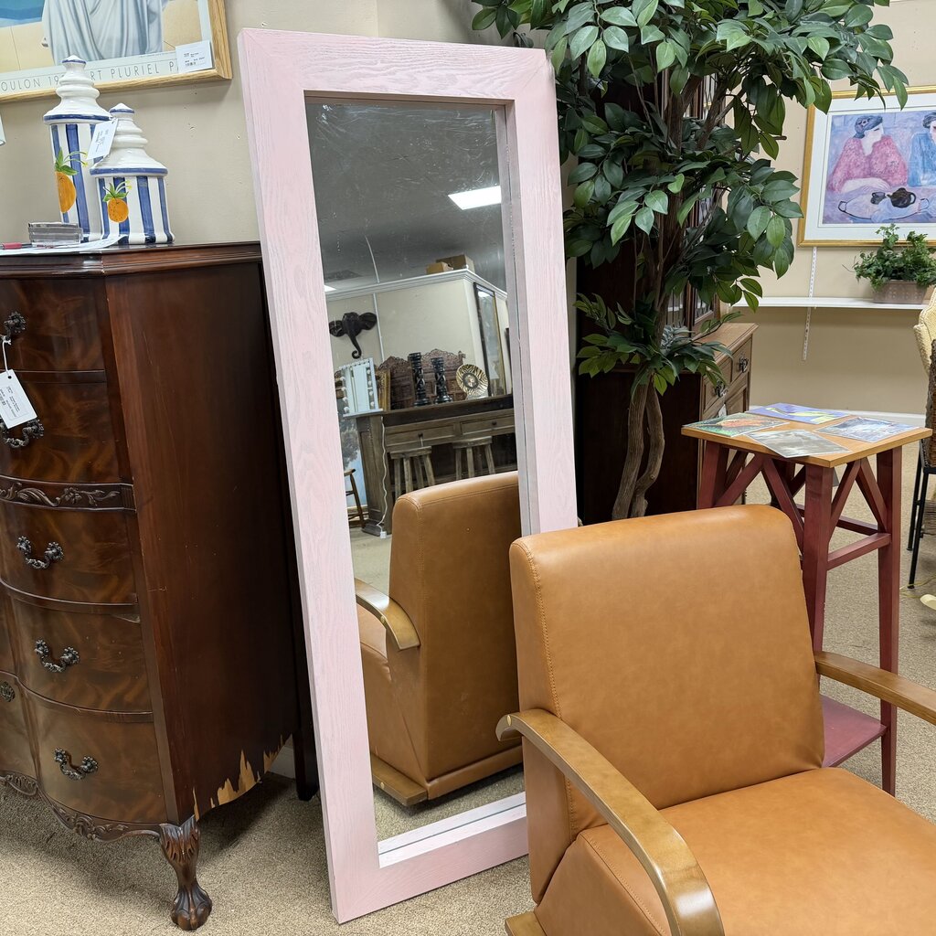 Painted Wood Full Size Mirror