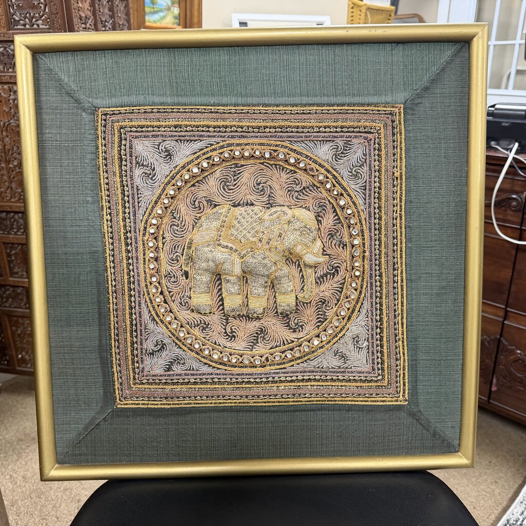 Vintage Burmese Kalaga Tapestry