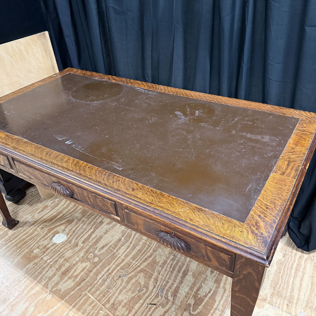 Vintage Wood Writing Desk
