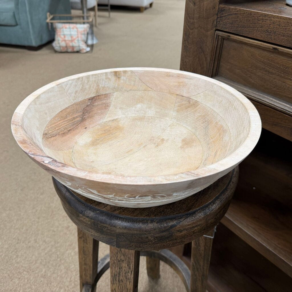 Carved Wood Bowl