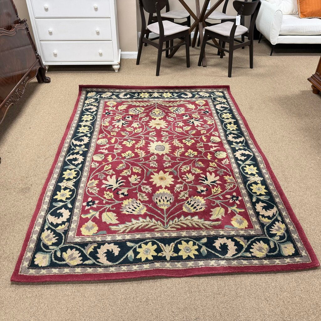 Wool Floral Rug