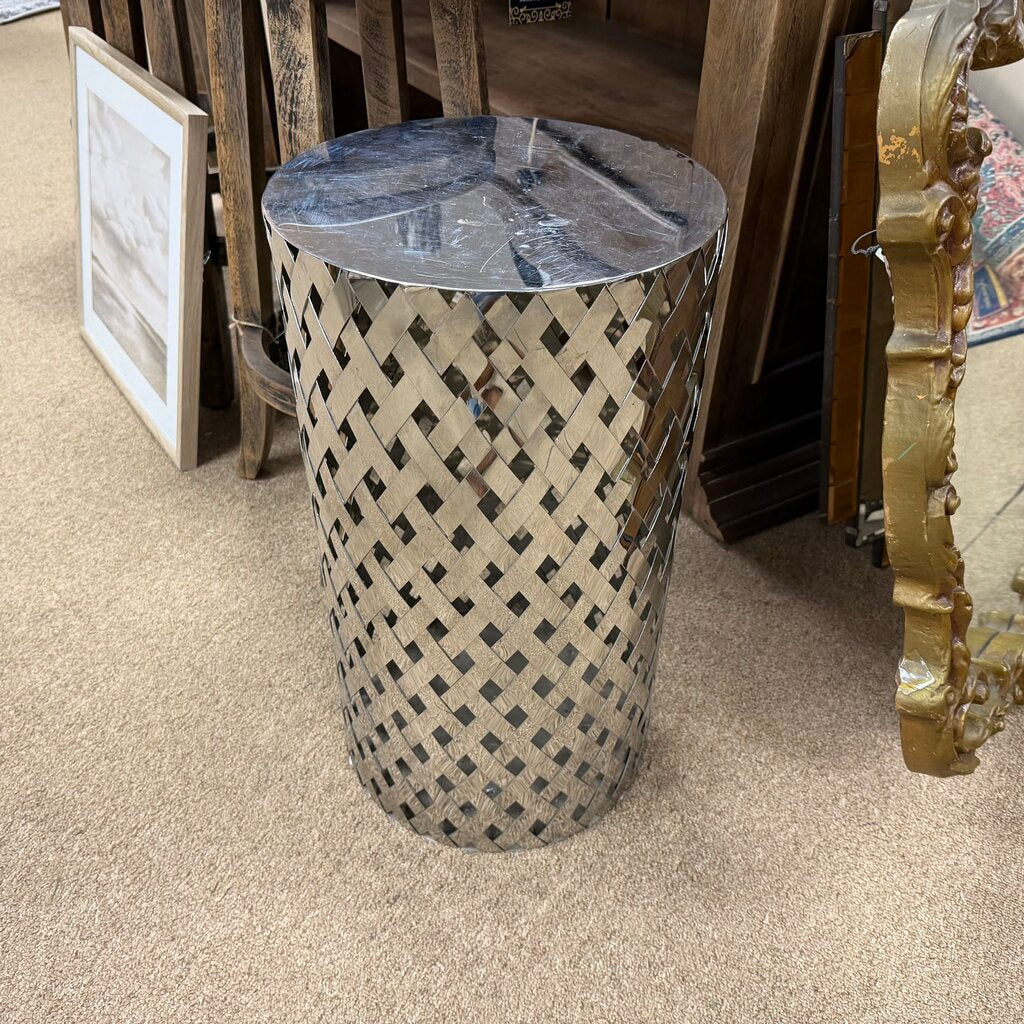 Round Metal Side Table