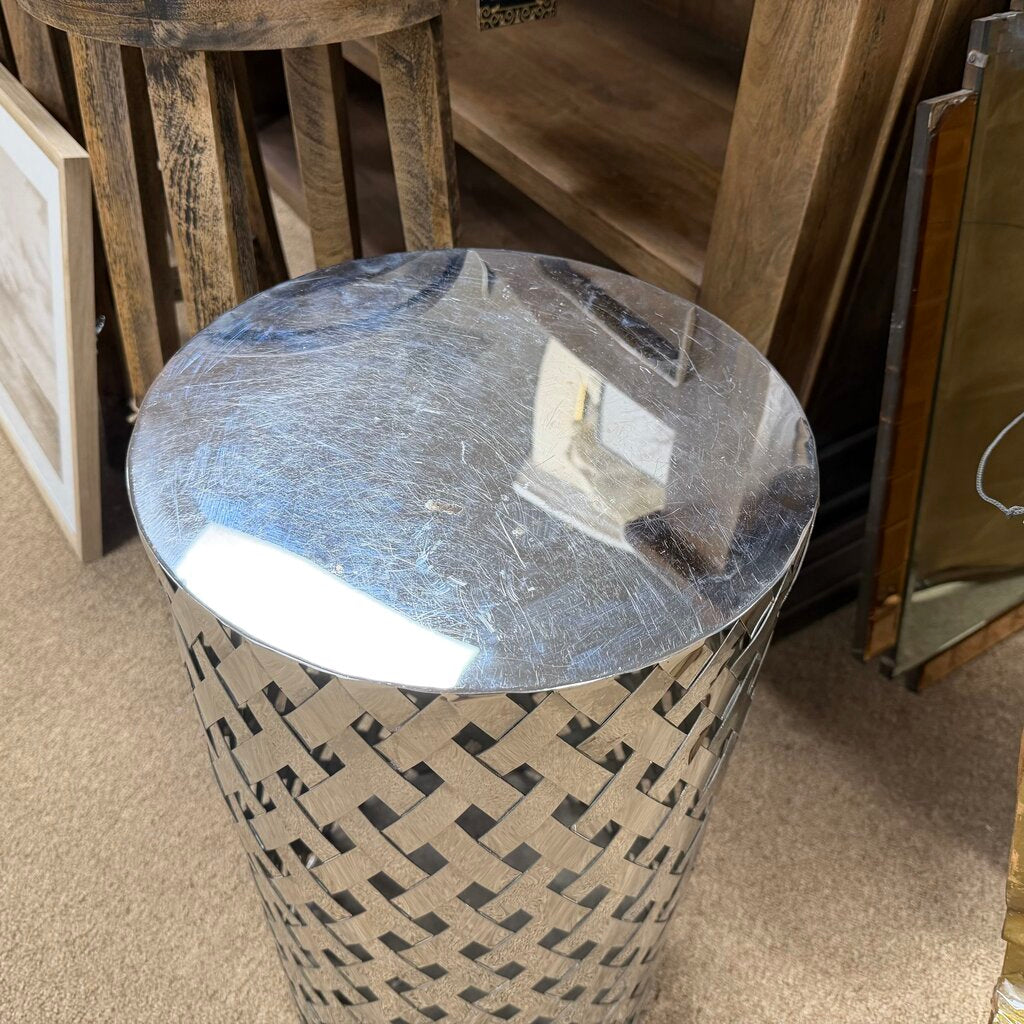 Round Metal Side Table