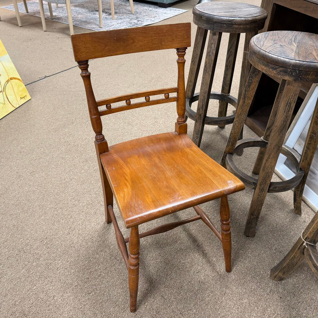Vintage Wood Desk Chair