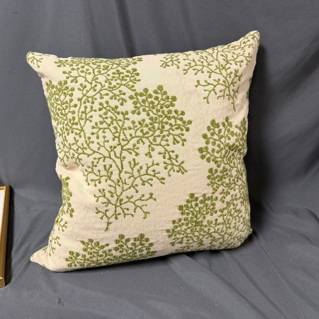 Embroidered Down Filled Pillow