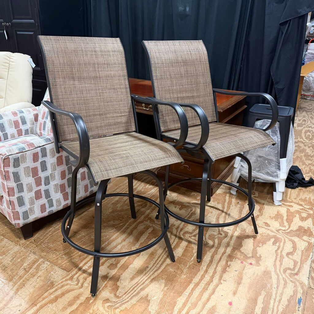 *NEW* Pair Outdoor Bar Stools