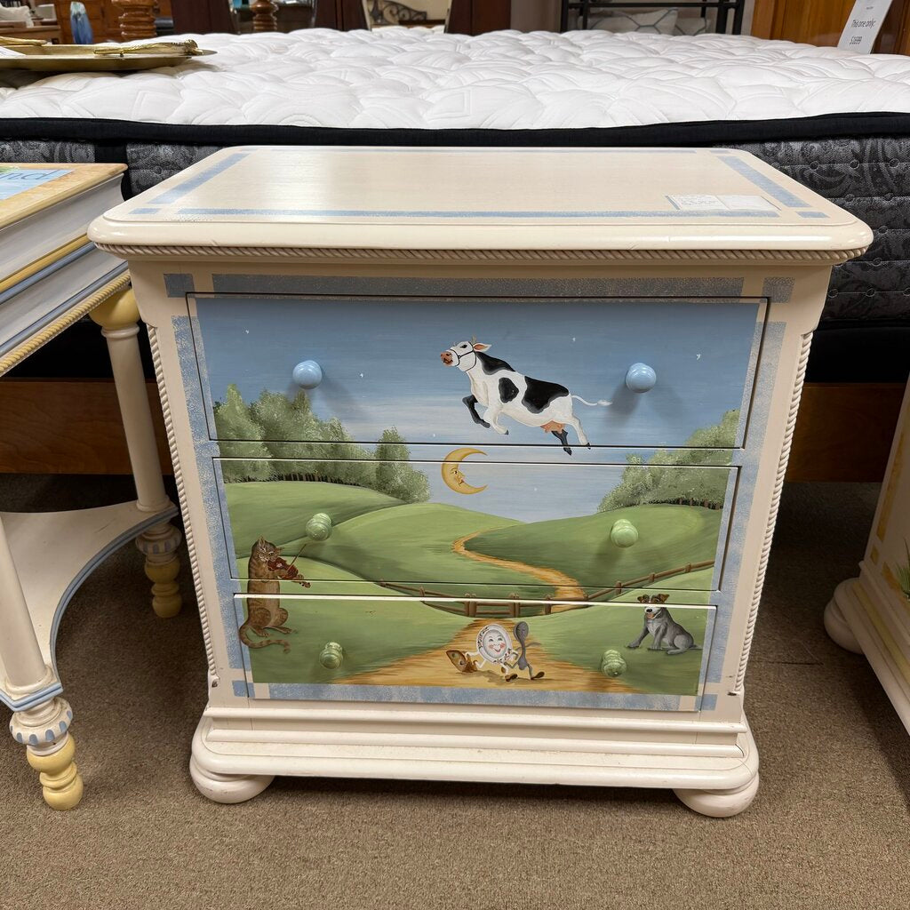 Hand Painted Children's 3-Drawer Chest