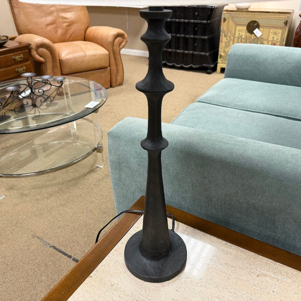 Tall Iron Look Buffet Lamp