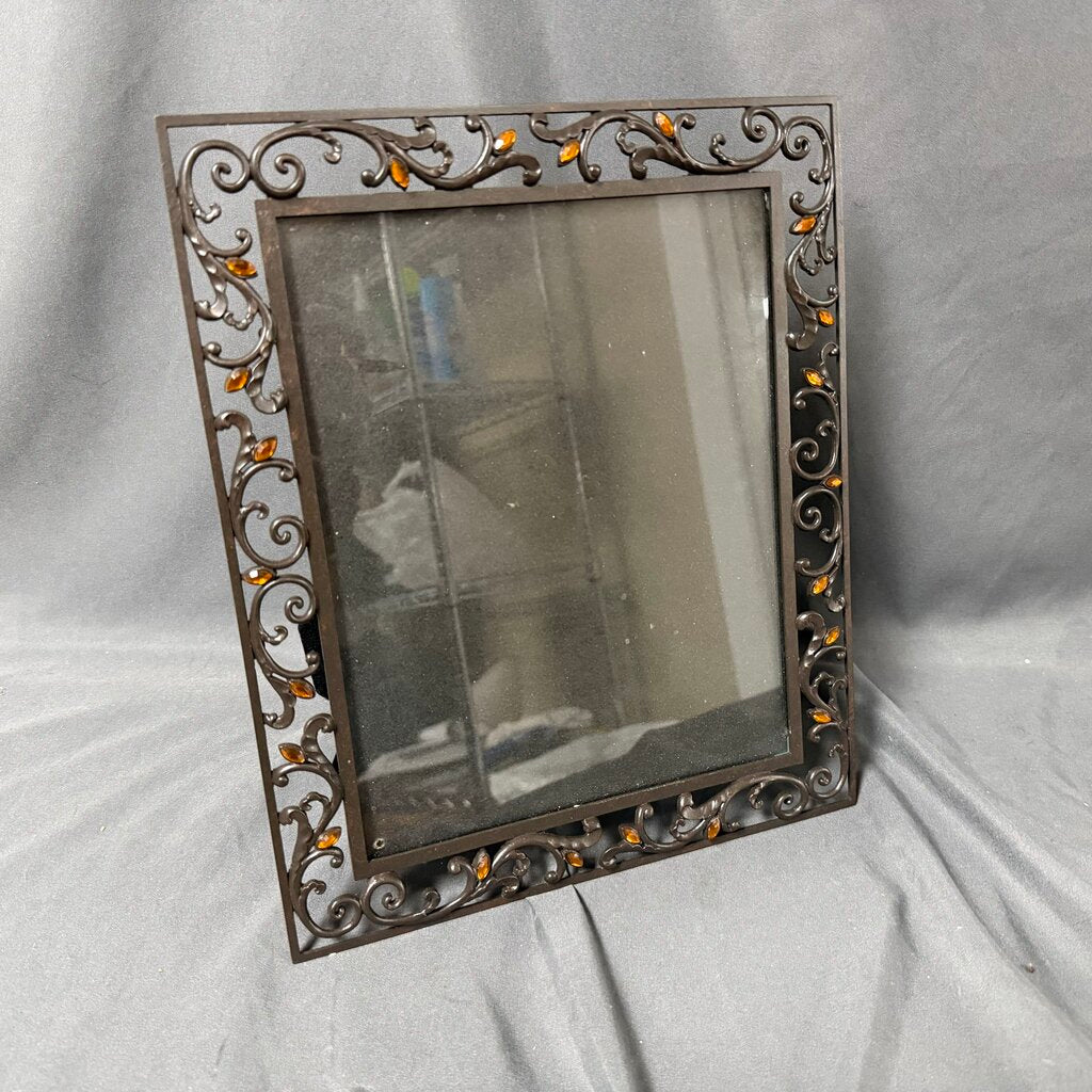 Metal Picture Frame w/Jewels