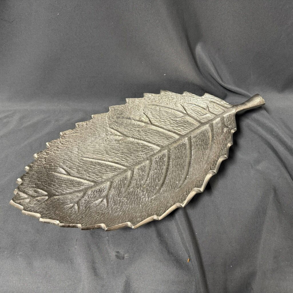 Metal Leaf Platter