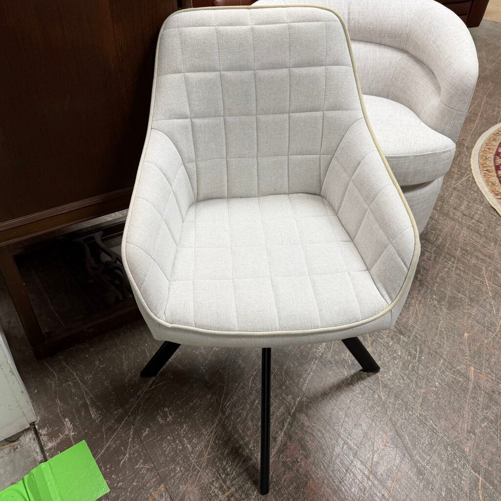 Quilted Swivel Desk Chair