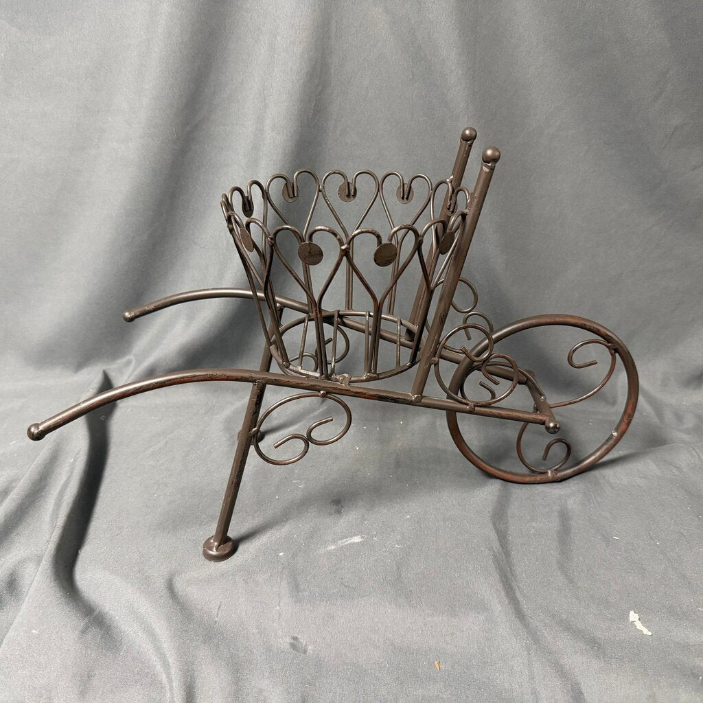 Metal Garden Cart Planter