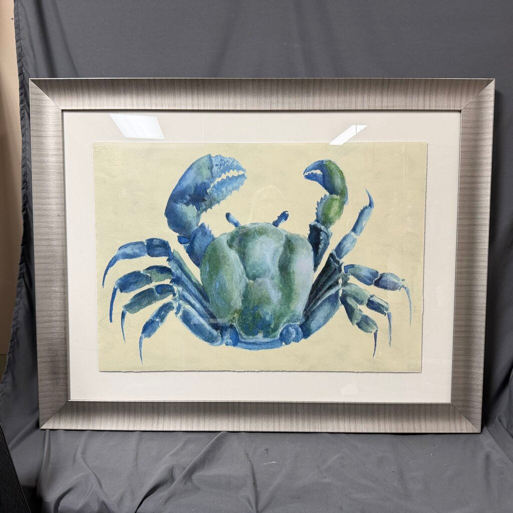 Large Blue Crab Print