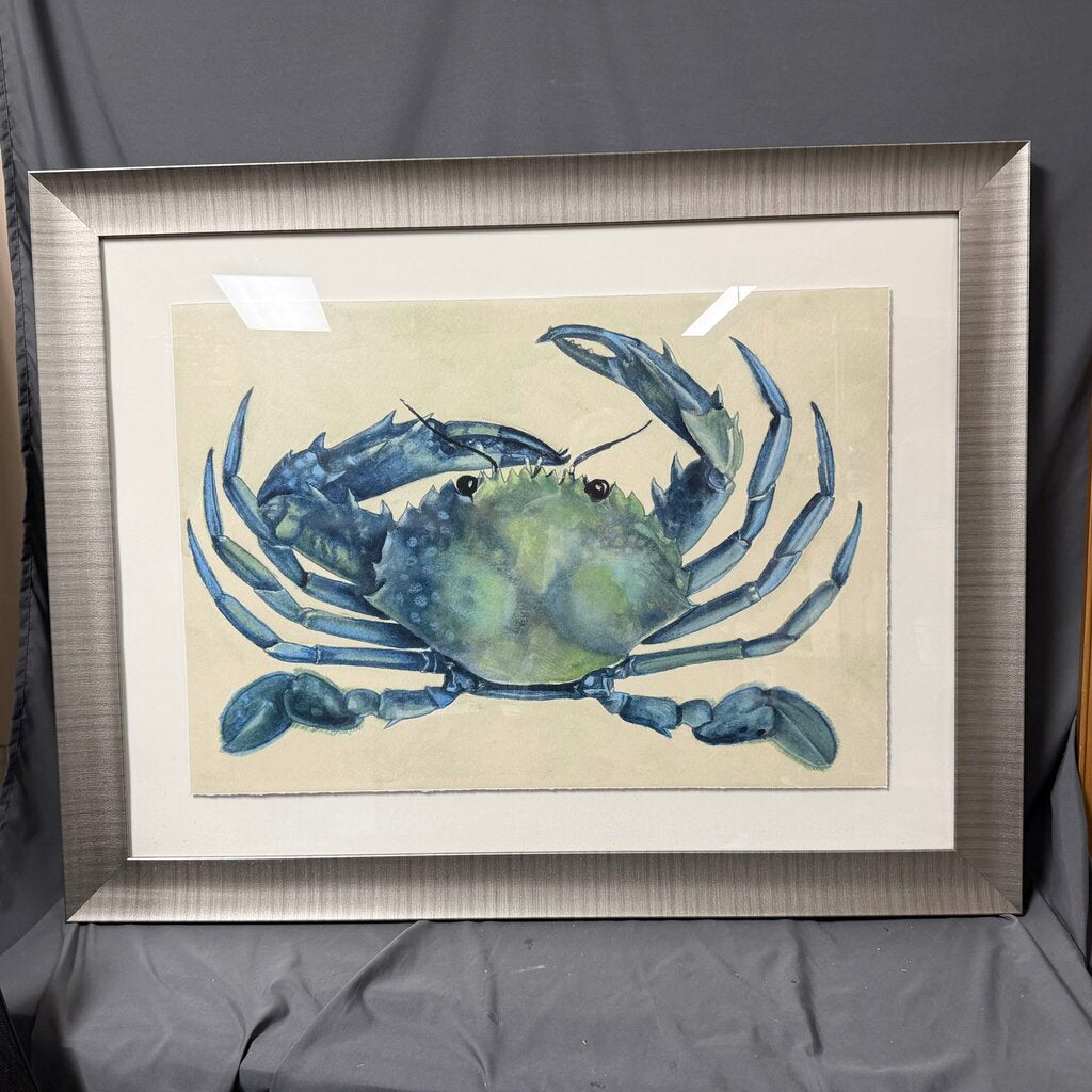 Large Blue Crab Print