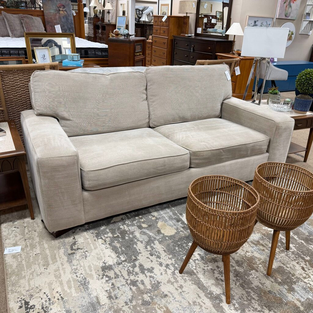 2-Cushion Upholstered Sofa