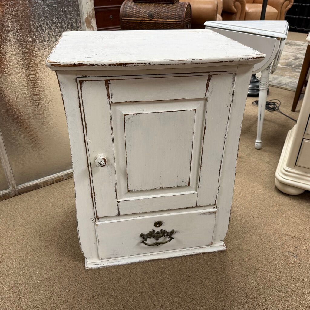 Distressed Vintage Side Table