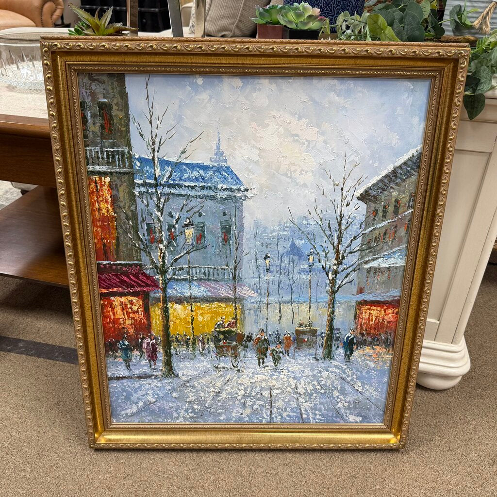 Street Scene Canvas