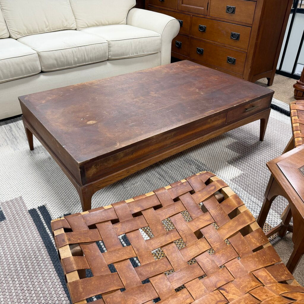 Mid Century Coffee Table w/Drawer