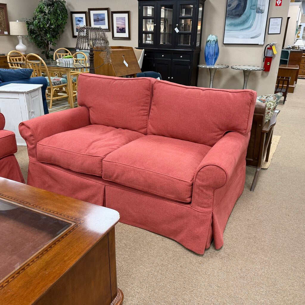 Slipcovered Loveseat